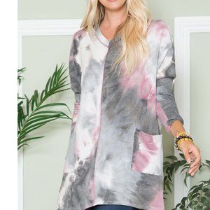 35. Oversized Tie-Dye Long Sleeve Top